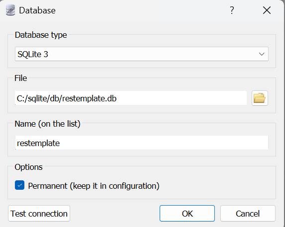 SQLite Studio Add Database 2